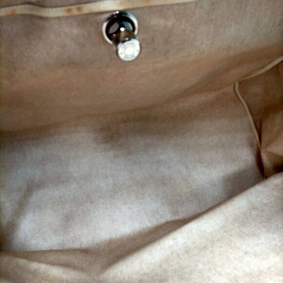 Hermes Hand Bag Beige Canvas mon-1500-091325 - Picture 14 of 16